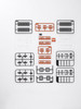 Bandai 148081 B-Train Shorty Series 103 Early ver. (Orange) 2 Cars Set (N scale)