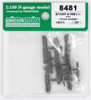 Greenmax 8481 Power Bogie Frame & Under Floor Parts A-01(FS369+4089BM) (N scale)