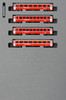 Kato 10-1414 Swiss Alpine Red Passenger Car EW-I 4 Cars Add-on Set (N scale)