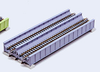Kato 20-457 186mm (7 5/16') Double Girder Bridge WS186T (N scale)