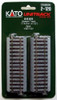 Kato 2-120 114mm (4 1/2') Straight Track S114  (4 pieces) (HO scale)