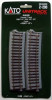 Kato 2-290 867mm (34 1/8') Radius 10・ｾ・・ｽｺ Curve Track R867-10 (2 pieces) (HO scale)