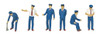 Kato 6-504 Model People 'Station Staff' (HO scale)