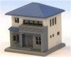 Rokuhan S044-1 Two-Storied House C (White) (Z Scale)