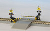 Rokuhan S045-1 Z Scale Railroad Crossing Set (JPN Type) (1/220 Z Scale)