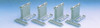 Tomix 3048 Concrete Piers for Double Tracks (4 Pieces) (N scale)