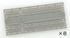 Tomix 3088 Walls for Wide Tracks S18.5/S33/S99 (8 pcs.) (N scale)