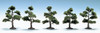 Tomix 8175 Scenery Trees Broad Leaf Tree (Summer/ 5 pieces) (N scale)
