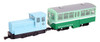 Tomytec 302773 Tomibetsu Orbit Diesel Locomotive & Passenger Car 2 Cars Set