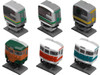 Tomytec TETSU-GAN Collection Series No.01 1 carton (6 pcs.) 1/80 HO scale