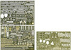 Fujimi Model Ship No.2 EX-101 IJN Japanese Battleship Haruna Photo-Etched Parts (w/Name Plate) 1/350 Scale