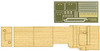 Fujimi Model Ship TOKU No.48 EX-102 IJN Aircraft Carrier Kaga Wooden Deck Sticker (w/Name Plate) 1/700 Scale