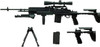 Tomytec LA062 Military Series Little Armory  M14EBR-RI TYPE 1/12 Scale Kit
