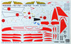 Hasegawa 07380 Kawasaki T-4 Red Dolphin 1/48 Scale Kit