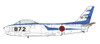 Hasegawa 07381 F-86F-40 Sabre Blue Impulse Early Scheme 1/48 Scale Kit