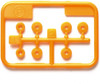 Tamiya 95560 Mini 4WD Low-Friction Plastic Bearing Set (Orange)