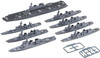 Fujimi Warship Series 1/3000 JMSDF 1st Escort Group w/Ship-Based Helicopter Plastic Model