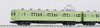 Kato 10-037 Series 103 Commuter Train KOKUDEN-003 Green (N scale)