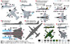 Pit-Road Skywave S-53 Modern US Aircraft Set 1 1/700 Scale Kit