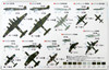 Pit-Road Skywave 1/700 WWII German Luftwaffe Aircraft 2 Plastic Model