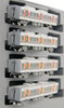 Kato 10-1602 Series 323 Osaka Loop Line 4 Cars Add-on Set (N scale)