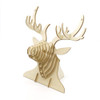 A-zone Wooden Art ki-gu-mi Deer Wall Decoration