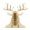 A-zone Wooden Art ki-gu-mi Deer Wall Decoration