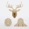 A-zone Wooden Art ki-gu-mi Deer Wall Decoration