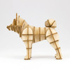 A-zone Wooden Art ki-gu-mi Japanese Dog Shiba Inu