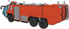 Hasegawa 1/72 Science World Rosenbauer Panther 6x6 Airport Chemical Fire Truck 'J.C.A.B.' Plastic Model