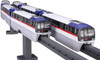 Fujimi Structure 1/150 Tokyo Monorail Type 2000 Old Paint Plastic Model (N scale)