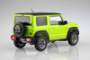 Aoshima SKYNET 1/18 Suzuki Jimny Sierra Mini Car Kinetic Yellow Finished Diecast Model
