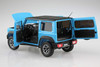 Aoshima SKYNET 1/18 Suzuki Jimny Sierra Mini Car Light Blue Finished Diecast Model
