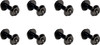 Kato 11-611 Hollow Shaft Wheel (for Snap Type Bogie) Black (Short Axle) (N scale)