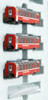 Kato 10-1655 Swiss Rhaetian Railway 'Bernina Express (New Logo)' 3 Cars Set (N scale)