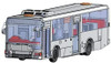 Aoshima Bus Series 1/32 Mitsubishi Fuso Aero Star Tokyu Bus Plastic Model