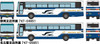 Tomytec Bus Collection JR Tokai Bus Thank you Hino S'elega R 2 Bus Set (N scale)