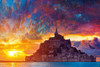 Yanoman Jigsaw Puzzle Mont Saint-Michel Illusion floating in the sea (1000 Pieces)