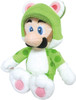 San-ei Super Mario 3D World Plush Doll Cat Luigi (S)