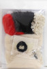 Hamanaka H441-556 Felt Wool Brooch Anteater Ballerina and Red Pants Polar Bear Kit