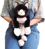 Sunlemon Plush Doll Knee Cat Black and White (M)