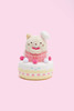 San-x Sumikko Gurashi Oshigoto-gokko Series Hand Sized Plush Doll Set Cake and Neko (Cake Shop)