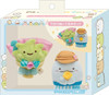 San-x Sumikko Gurashi Oshigoto-gokko Series Hand Sized Plush Doll Set Bouquet and Tokage (Flower Shop)