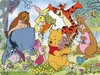 Tenyo Jigsaw Puzzle Disney Winnie the Pooh with friends (63 Pieces)