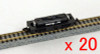 20 Pieces of Kato 11-109 Powered Motorized Chassis Value Set (N scale)