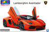 Aoshima Pre-Painted 1/24 Lamborghini Aventador '11 ORANGE PEARL Plastic Model