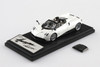 Aoshima SKYNET 1/43 PAGANI Huayra Roadster (WHITE) Finished Diecast Model