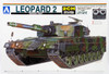 Aoshima 01509 RC AFV Series No. 6 German Army Leopard 2 1/48 Scale Kit