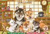 Beverly Jigsaw Puzzle Kayomi Harai Japanese Dog Family Always Together  (1000 Pieces)