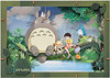 Ensky PT-WP02 Paper Theater Wood Style Premium Studio Ghibli Fishing Time (My Neighbor Totoro)